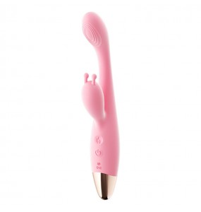 MizzZee - Little Crown Dual Vibrating Heating Wand (Chargeable - Pink)